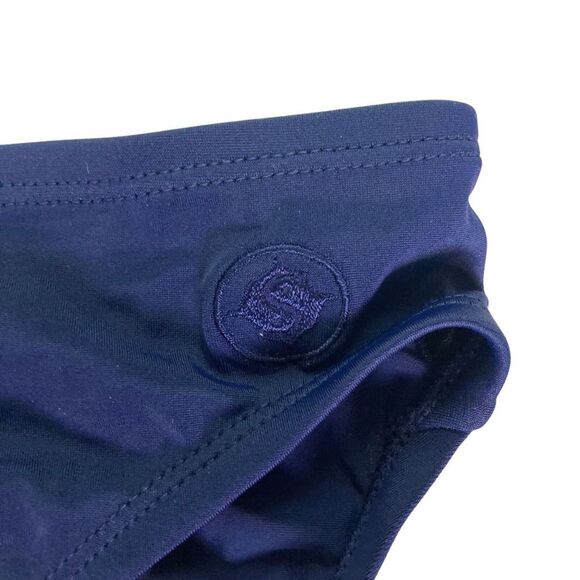 Southpoint New Women's Swimsuit Bikini Bottom Sz 12 Navy Blue Solid - Picture 3 of 6
